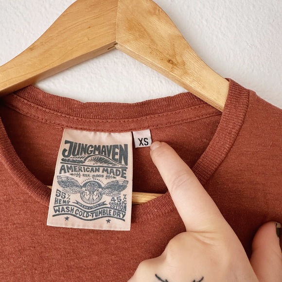 Jungmaven Jung Tee Terra Cotta, XS - Picture 2 of 3